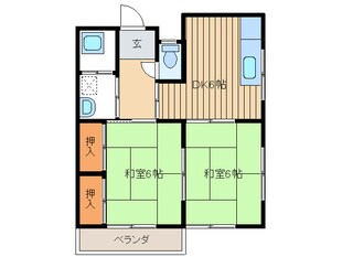 コーポ和久の物件間取画像